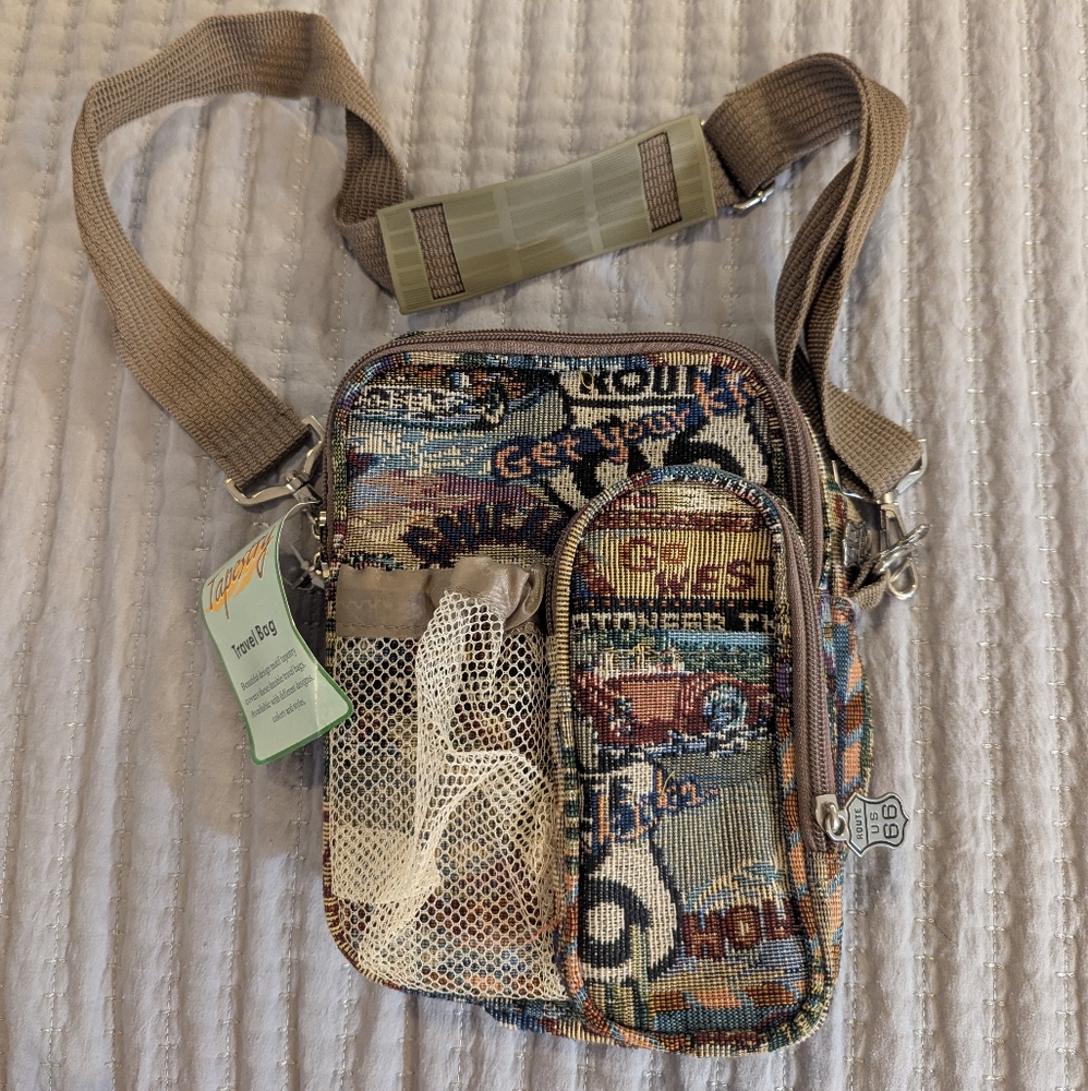 Route 66 Travel Crossbody Bag